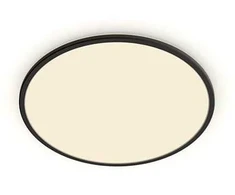 Šviestuvas lubų Philips SuperSlim, 2700°K, LED, juodas