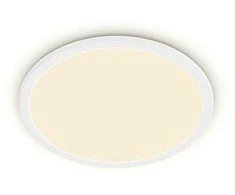 Lampa griesti Philips SuperSlim, 2700°K, LED, balta