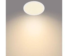 Lampa griesti Philips SuperSlim, 2700°K, LED, balta