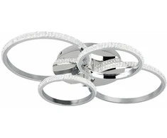 REALITY Lubinis šviestuvas DELIGHT Trio Cires R67364106 lubinis šviestuvas 1x27W LED 4000K 3400 lm chromas