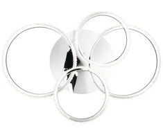 REALITY Lubinis šviestuvas DELIGHT Trio Cires R67364106 lubinis šviestuvas 1x27W LED 4000K 3400 lm chromas