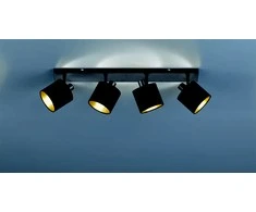 Lubinis šviestuvas Lampa sufitowa Trio Spot juoda Trio RL TOMMY R80334079