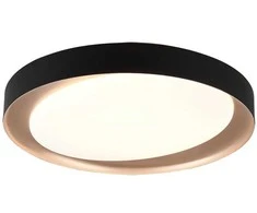Lubinis šviestuvas Trio ZETA LED CEILING LAMP Juodas/GOLD