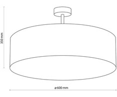 Tk_Lighting Lubinis šviestuvas TK LIGHTING RONDO 4, 4xE27 LED 15W