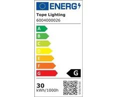 Šviestuvas lubų Tope Modena 6004000026, LED, 4000 °K, 1 x 30 W