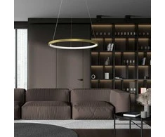 Lubinis šviestuvas Lampa wisząca Domoletti PENDANT LED LIGHT RONDAY 50CM 27W GOLD