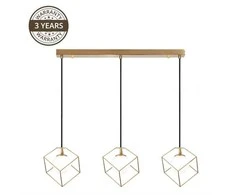 Lubinis šviestuvas Karinams skirta lempa Domoletti Shape 19127P-3, G9, 3 x 25 W