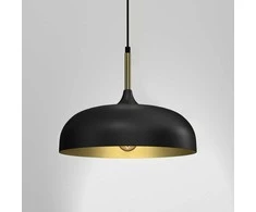 Lubinis šviestuvas Domoletti PENDANT LIGHT VOLOS E27 Juodas/GOLD