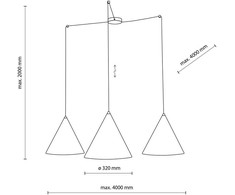 Tk_Lighting Luminaire hanging TK Lighting Cono 6629. 45 W. E27