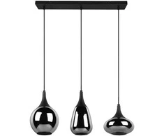Pakabinamas šviestuvas TRIO LUMINA, 3 x E14, max 40W, juodos sp., 69 x 19 x h150 cm