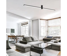 Lubinis šviestuvas Bikuvalt 24W LED paviršinis šviestuvas LONGO, juodas, 3000K, 4279300