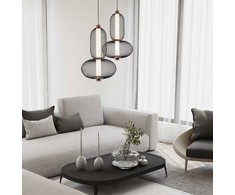 Viokef 9W LED pakabinamas šviestuvas MARGOT, juodos/aukso sp., 3000K, 4311400