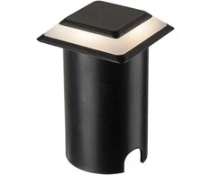 Lampa padziļinājums Domoletti GLED-160B, LED, melna krās.