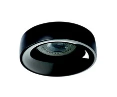 Įleidžiamas šviestuvas KANLUX ELNIS, 35 W, GU10, juodos sp., ø9,8 cm