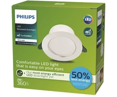 Lampa padziļinājums Philips Diamond Cut, 3000°K, LED, balta krās.