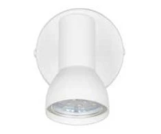 Taškinis šviestuvas REALITY CANTAR, 1 x GU10, max 5 W, baltos/chromo sp, Ø11x8cm