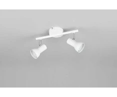 Taškinis šviestuvas REALITY CANTAR, 2 x GU10, max 2 x 5 W, baltos/chromo sp, 25x8x12,5cm