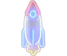 Sieninis šviestuvas Standart SIENINIS LED ŠVIESOS ŠVIESA PARTY ROCKET RGB USB