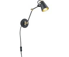 Sieninis šviestuvas Lampa siena Trio Edward 208870132, E14, 1 x 40 W