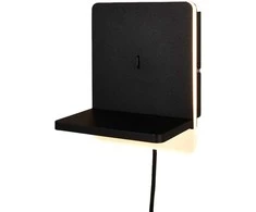 Sieninis šviestuvas Sieninis LED šviestuvas TRIO FAIRFIELD, 9 W 900 lm, 3000 K, 12x16x14cm su telefono krovimu