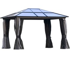Lapene Domoletti Grande, 300 cm x 280 cm, antracīta krās.