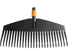 Lapų grėbimo ventiliatorius Fiskars QuikFit 135013/1000642, be rankenos, 520 mm, juodas/oranžinis.