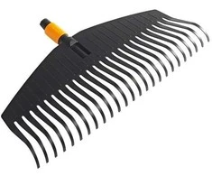 Lapų grėbimo ventiliatorius Fiskars QuikFit 135013/1000642, be rankenos, 520 mm, juodas/oranžinis.