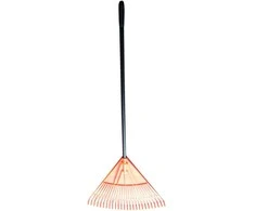 Okko Big PLASTIC FAN RAKE WITH METAL HANDLE VG14