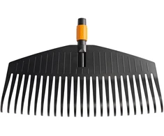 Lapų grėbimo ventiliatorius Fiskars QuikFit 135013/1000642, be rankenos, 520 mm, juodas/oranžinis.