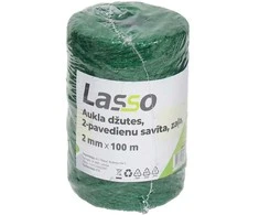 Lasso Aukla Džuto 2mm x 100m Žalia
