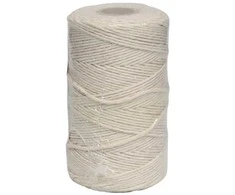 Lasso Aukla medvilninė balta 150m
