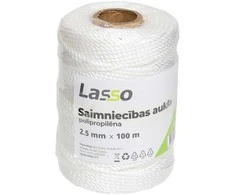 Lasso Virvė Polipropileno 2.5mm 100m