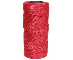 Bikuva.lt Virvė pintas polipropileno 1 mm x 100 m Raudona