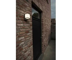 Lauko sieninis šviestuvas Lutec Doblo, 11 W, LED, IP54, tamsiai pilkas, 11 cm x 14,6 cm