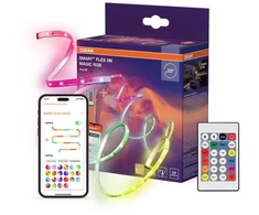 Osram 5,2W/m LED juosta SMART+ WIFI MAGIC, RGB, IP20, su nuotolinio valdymo pulteliu, 3m