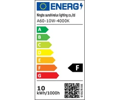 LED lemputė 10W A60 E27 4000k BESK