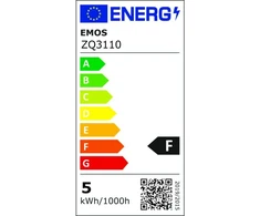 LED lemputė 4W E27 žvakės formos Emos
