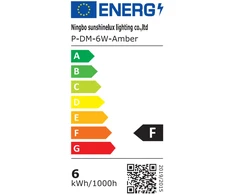 Led lemputė BESK P-DM E14 3000K Šiltai balta Dekoras