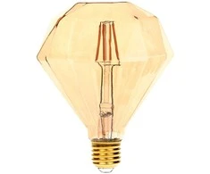 LED lemputė BESK DM Deimanto formos 4W E27 3000K Šiltai balta
