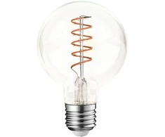 LED lemputė BESK G80 4W E27 Šiltai balta