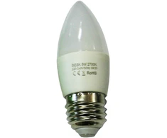 Besk LED lemputė 5W E27 2700K šilta balta
