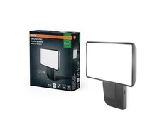 Ledvance Prožektors ar kustības sensoru, stiprināms pie sienas Osram, 27 W, 3800 lm, 4000 °K, IP55, pelēka