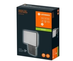 Ledvance Prožektorius su judesio davikliu, tvirtinamas prie sienos Osram, 15 W, 1980 lm, 4000 °K, IP55, pilka sp.