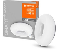 Lubinis šviestuvas Ledvance Smart 26W paviršinis šviestuvas SMART + WIFI ORBIS Donut, baltas, 3000…6500K