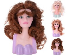 Lėlės galva su priedais Make-up S34937110, 13 cm, įvairių spalvų