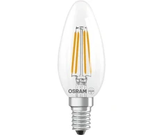 Lemputė Osram LED, B35, 2700 °K, E14, 3.4 W, 470 lm