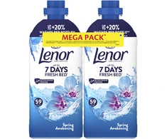 Lenor Spring Awakening skalbinių minkštiklis DuoPack, 2 × 1239 ml (118 skalbimų)