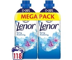 Lenor Spring Awakening skalbinių minkštiklis DuoPack, 2 × 1239 ml (118 skalbimų)