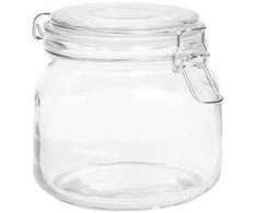 Domoletti GLASS JAR IN SQUARE SHAPE 800ML