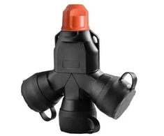 Ligzda Elektro-Plast TXF188S, melna/oranža